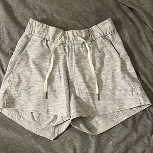 Grey lululemon shorts